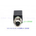 M12-F4D-RS M12-4D型轉RJ45直母轉接頭 M12轉RJ45連接器 D型編碼 4芯D型母頭 M12D型4芯網線轉接頭交換器 